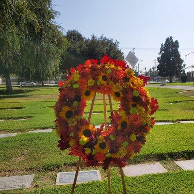 Mama's flower arrangement