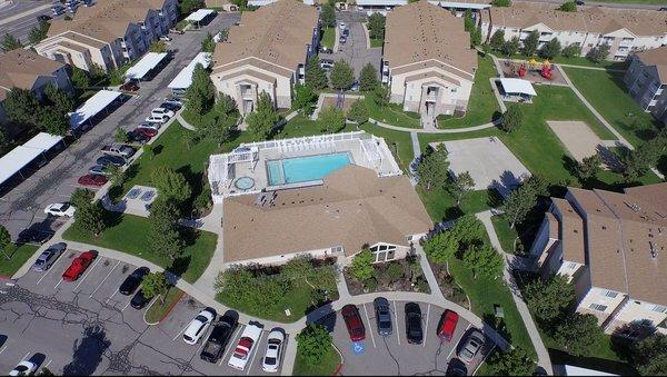 Aerial view of Legacy Springs