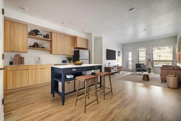 Kitchen with Stainless Steel Appliances