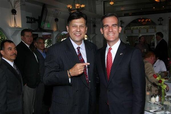 JP and The New Mayor of L.A. Eric garcetti