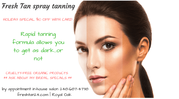 Rapid tanning allows you to choose how dark you want to glo...