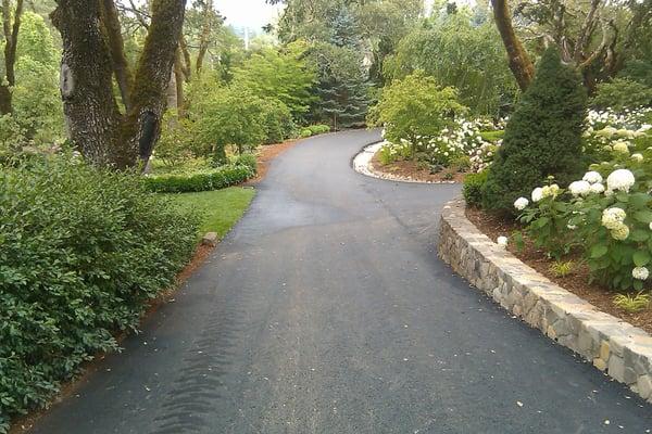 Private home driveway