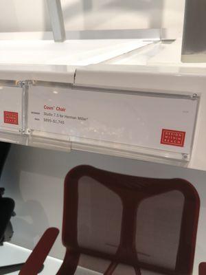 Price of chair: $895 - $1,745?????