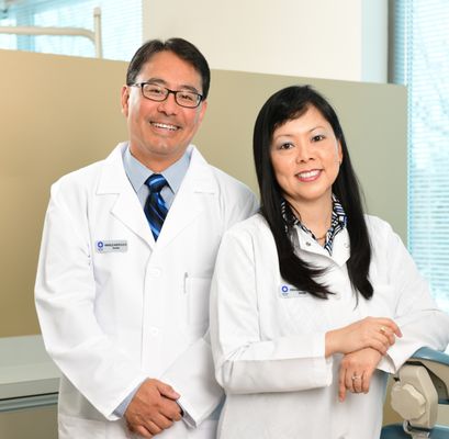 Dr Aniya and Dr Adachi at Family Smile Dental Center in Germantown, Maryland