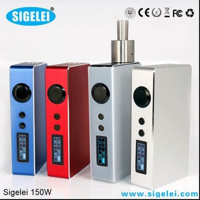 Most Advanced VV Regulated 150W Box Mod from Sigelei, IPV and SMY God Mods!