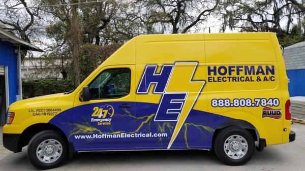 Updated Hofman Electrical & A/C Logo