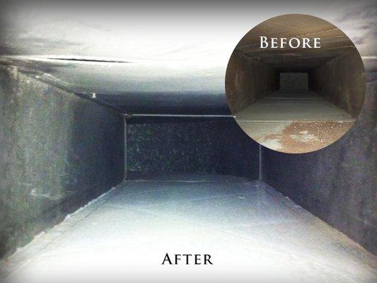 Air Duct Cleaning (Before & After)