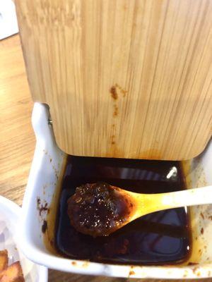 House chili oil- loads of umami