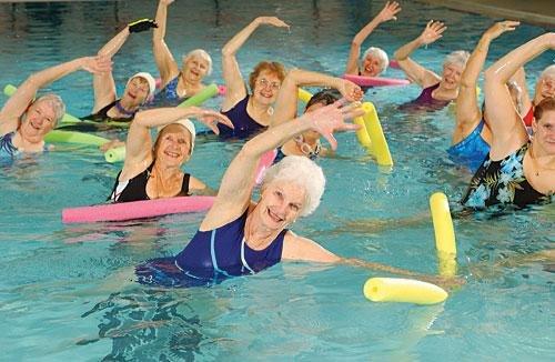 Beat the heat with daily low impact water aerobics!