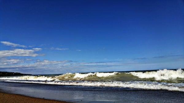 The sea was angry that day my friends...