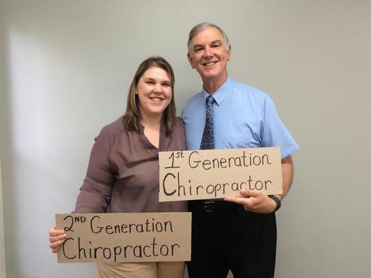 Dr. Craig Ratcliff with daughter Dr. Melinda Ratcliff Hallam