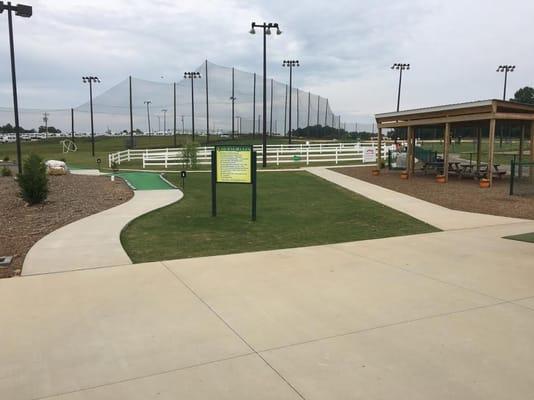 Lighted Driving Range