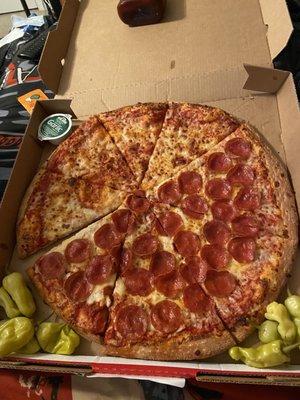 The whole pizza