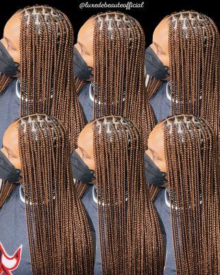 SMALL MEDIUM KNOTLESS BRAIDS