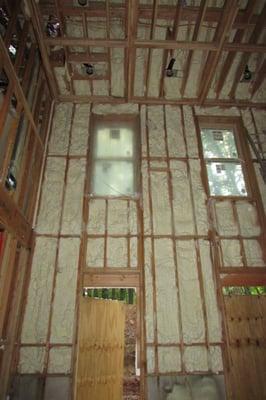 Residential Open-Cell Spray Foam Insulation