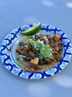 Tacos Al pastor $3.25