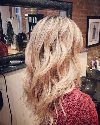 Blonde highlights