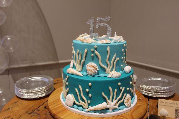 Our Under the Sea cake theme.