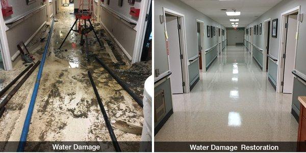 Water damage restoration