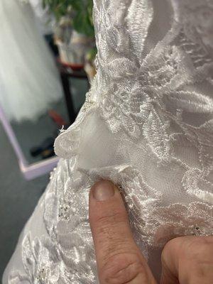 Another hole in the lace