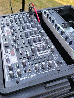 One example of our VMX1000 mixer. 5 channels for multiple devices and controllers!