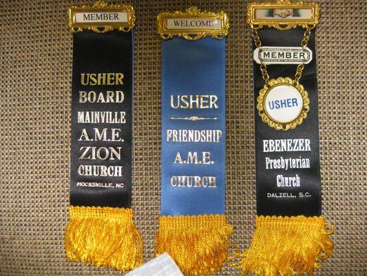 Custom USHER Badges