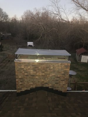 Custom chimney cap