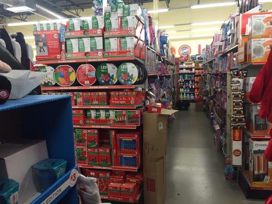 Looks Like they literally just threw an aisle in for Christmas toys