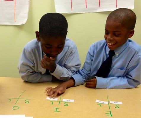 Working with 2 3rd grade boys in the Auburn Gresham neighborhood.