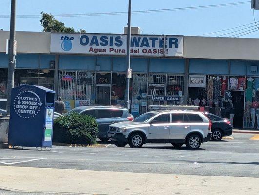 Front of Oasis Water