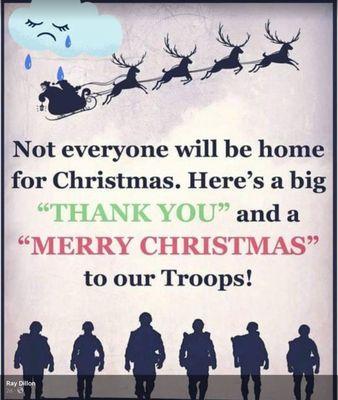 To our troops