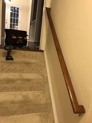 We repair handrails.