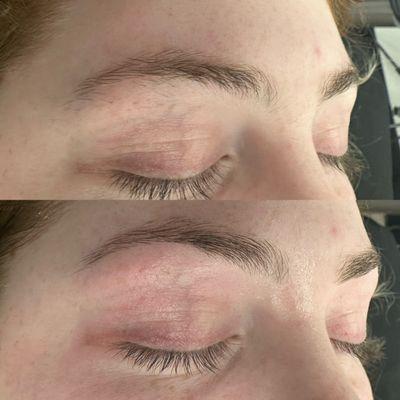 Eyebrow wax/shaping