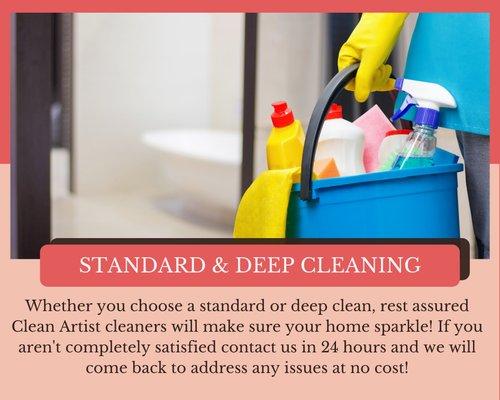 Let us take care of your deep cleans, pet hair cleaning and sanitizing cleans