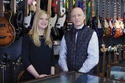 Right: Fourth genertion owner, Bob Goldman with his oldest daughter and fifth generation pawnbroker Rachael