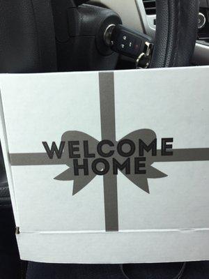 Welcome box