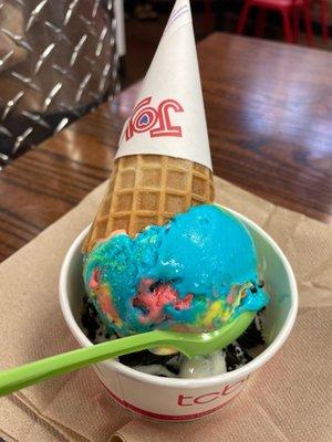 Rainbow ice cream