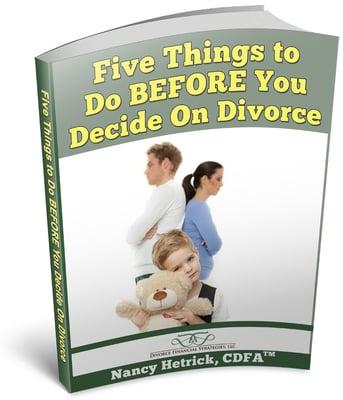 Request our free ebook today! Go to our website to sign up!  www.smarterdivorcesolutions.com