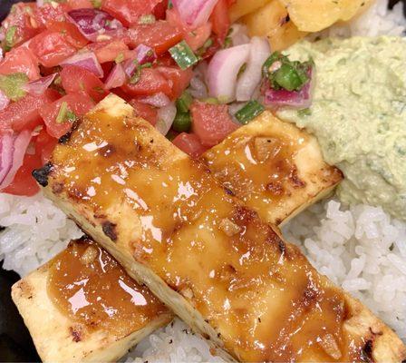 SEASONED JASMINE RICE BOWL CHARRED TOFU