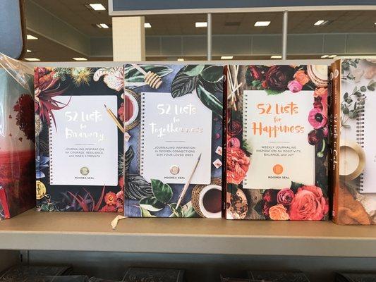 Journal type books, fill-ins and more to inspire!