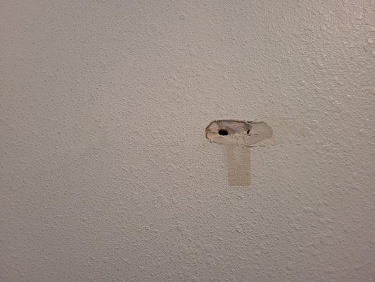 Drywall Repair: Before