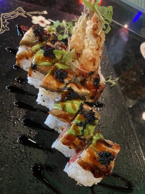 Black dragon roll.