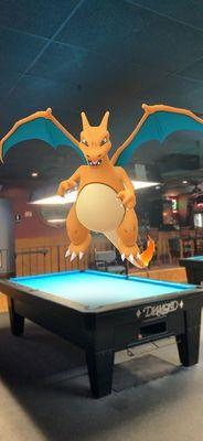 Even Charizard enjoys playing pool here! 10.17.2020