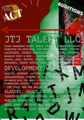 Talent management productions, and publishing