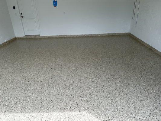 My beautiful new garage floor !