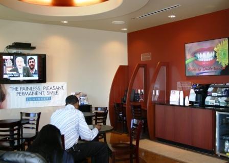 coffee bar in waiting room