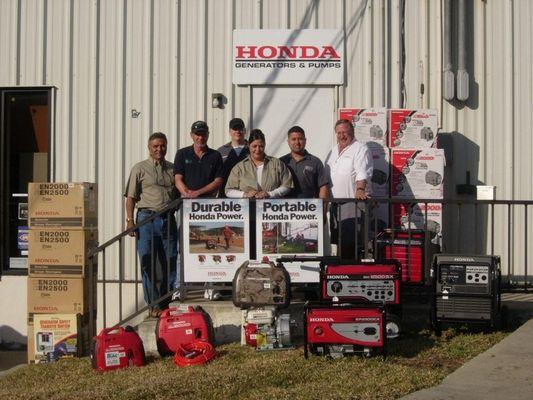 We Have Honda Portable Generators most models available.