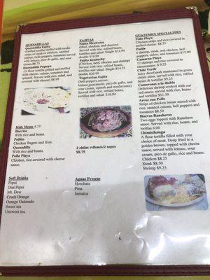 Menu 2.