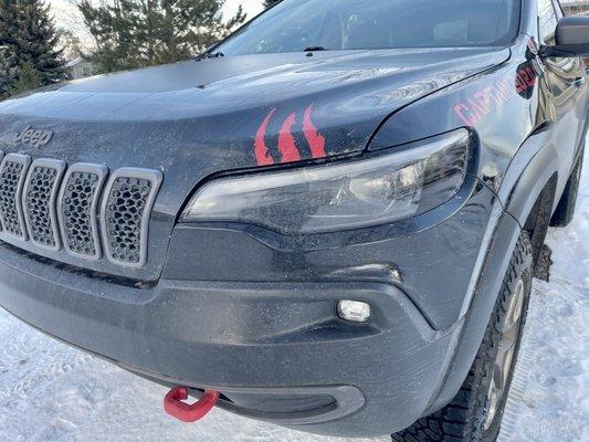 2019 Jeep Cherokee Trailhawk "Captain EO 2.0" with the MFC+ lift and Dobinsons suspension. 32" Falken WildPeaks