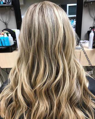 Partial highlights and textured styling